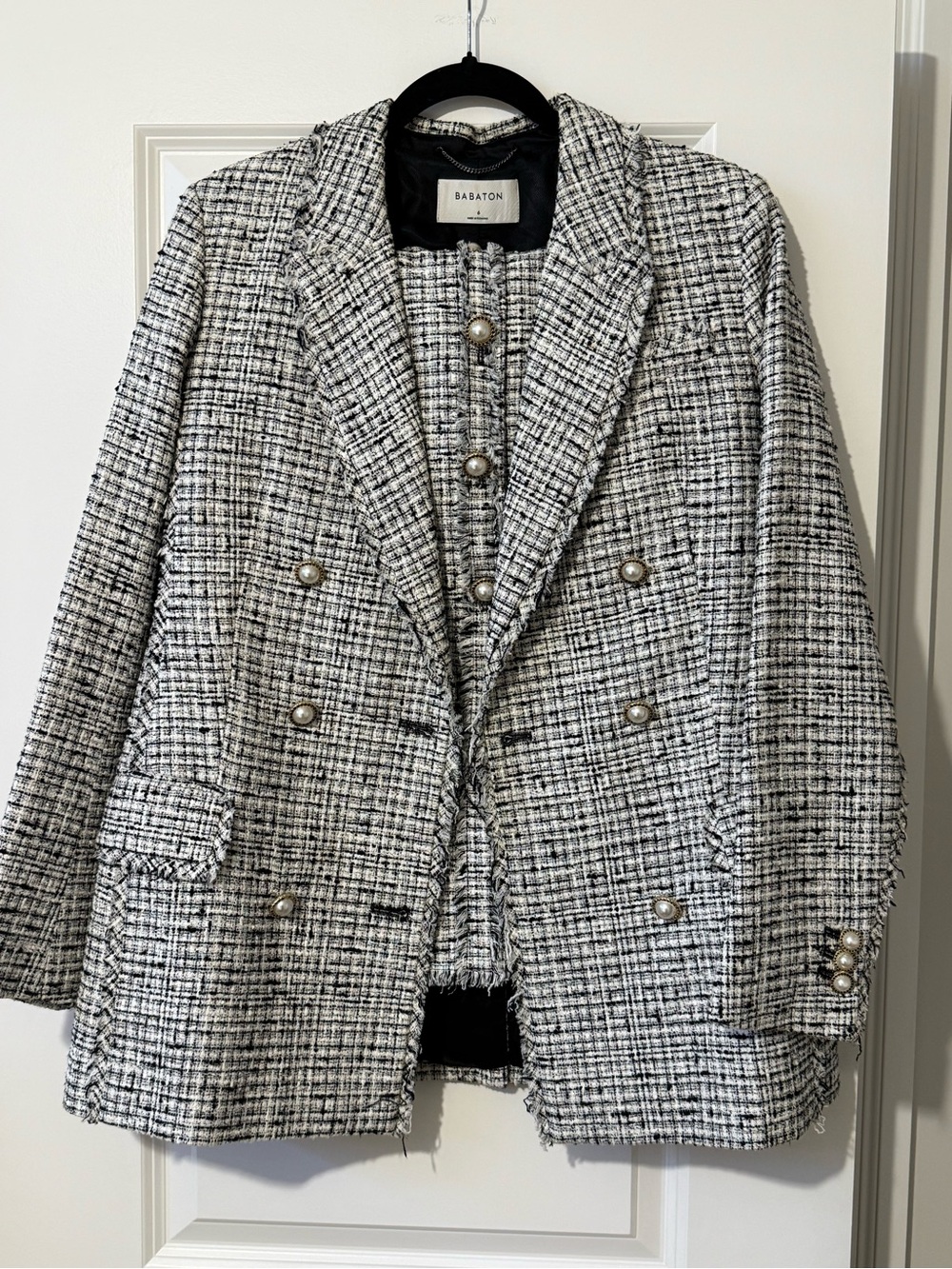 Aritzia Babaton Tweed Blazer & Skirt